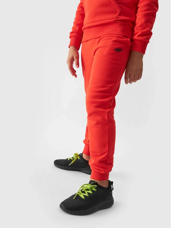 4F 4F Teplákové kalhoty 4FJWMM00TTROM0811-70S Oranžová Regular Fit