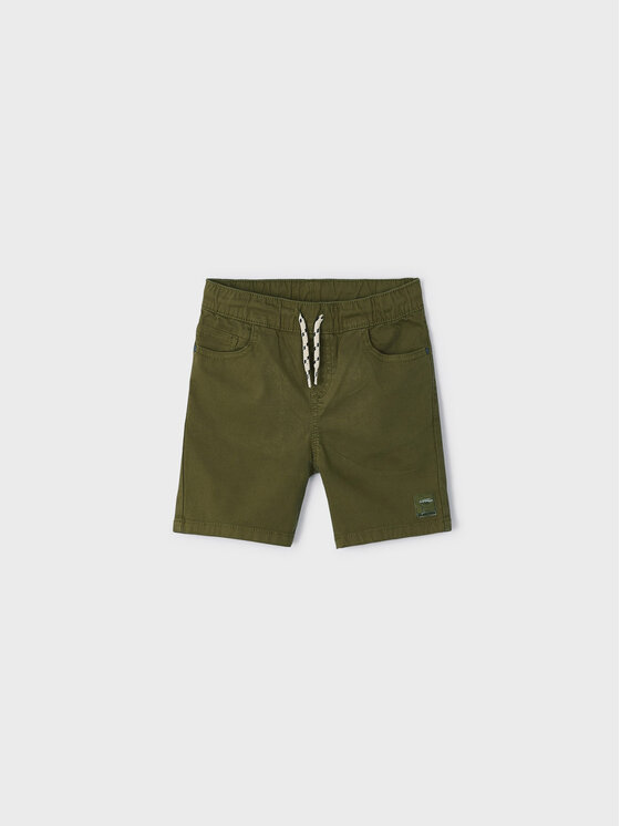 Mayoral Mayoral Шорти от плат 3224 Зелен Regular Fit