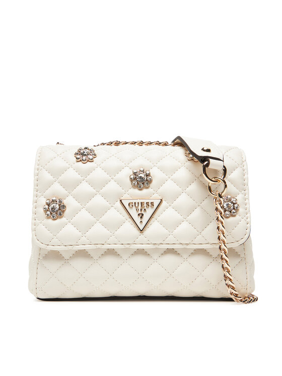 Geantă Guess Everlee Mini HWEG8 679780 Alb
