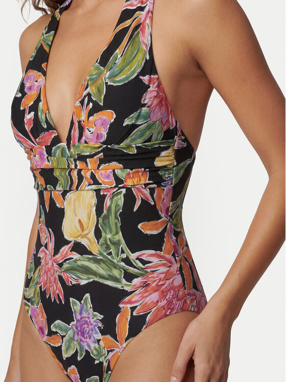 Seafolly Seafolly Strój kąpielowy Hothouse Flowers 10950-279 Kolorowy