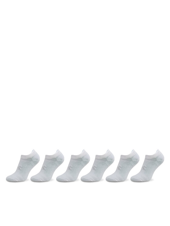 Under Armour Under Armour Set 6 perechi de șosete scurte unisex Ua Essential No Show 6Pk 1382611-100 Alb
