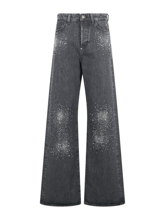 PHILIPP PLEIN PHILIPP PLEIN Jeansy 31204 Szary Skater Fit