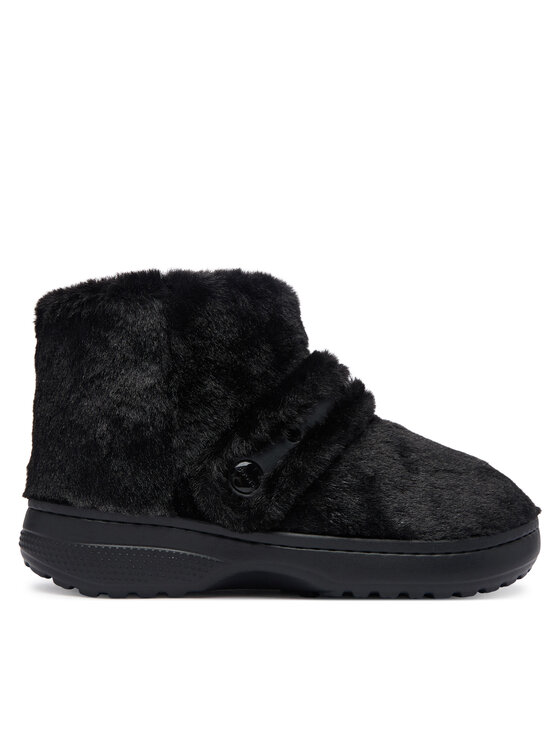 Crocs Papuci de casă Classic Unfurgettable Boot 211743 Negru