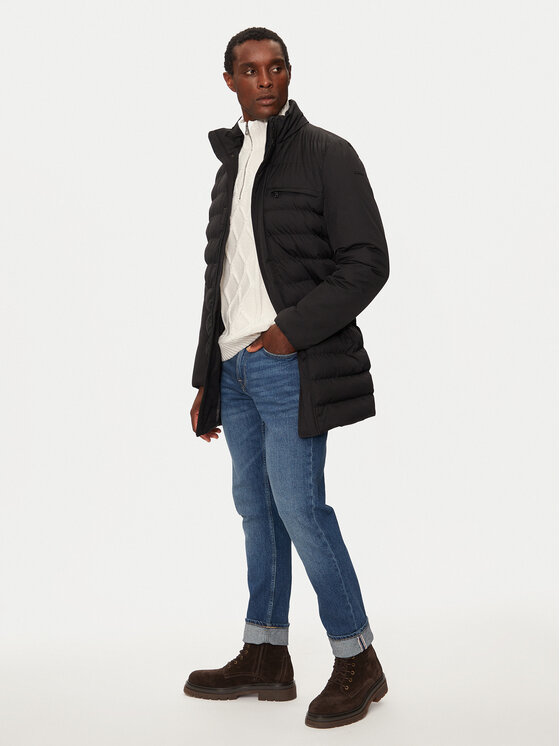 Geox Geox Zimní bunda Sile M4628T T3140 F9000 Černá Regular Fit