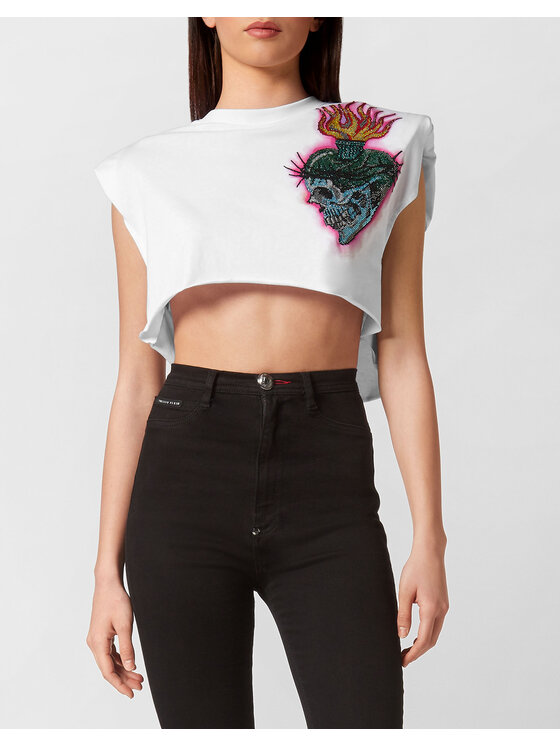 PHILIPP PLEIN PHILIPP PLEIN Smanicato 2587 Bianco Skin Tight Fit