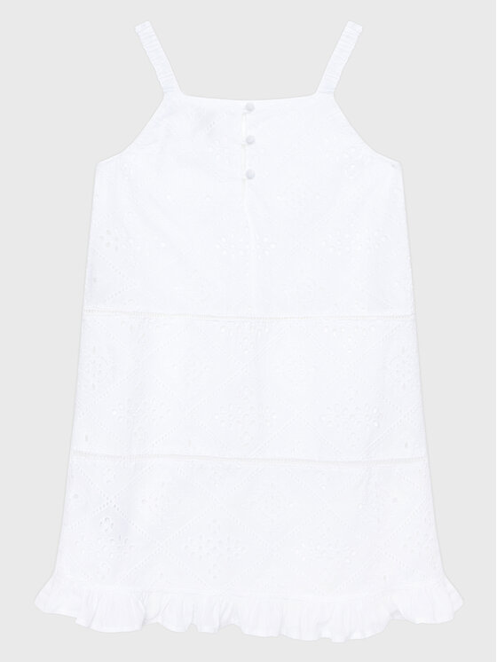 Guess Guess Rochie de vară J3GK23 WFGJ0 Alb Regular Fit