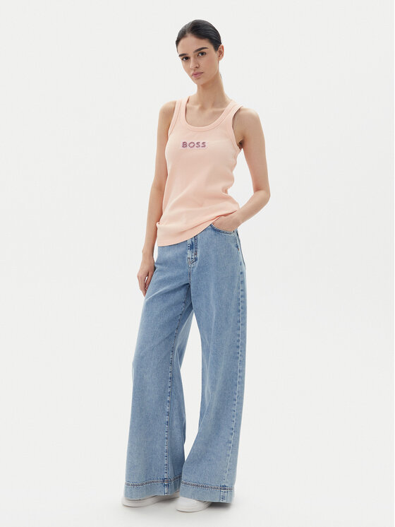 BOSS BOSS Top C-Ematite 50536985 Pomarańczowy Slim Fit