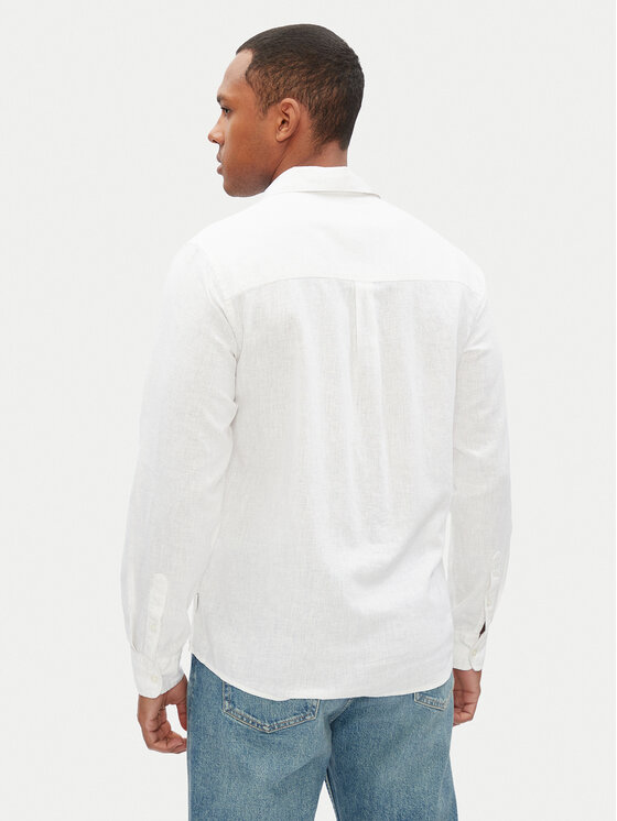 Pepe Jeans Pepe Jeans Krekls Arnau PM308844 Balts Regular Fit