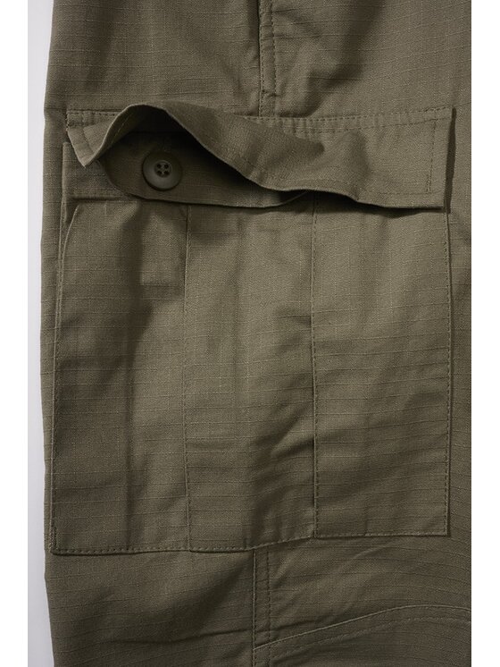 Brandit Brandit Spodnie materiałowe 11007.1 Khaki Cargo Fit