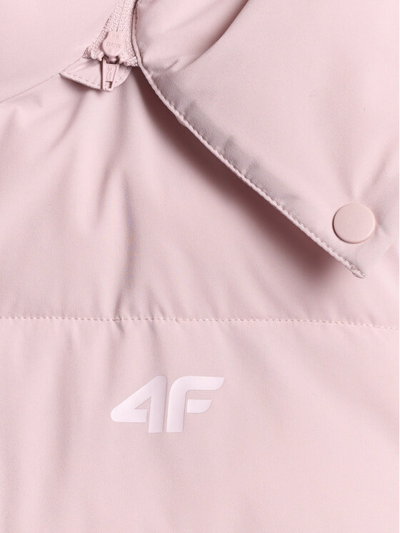 4F 4F Bezrękawnik ESSENTIAL 3 Różowy jasny Loose Fit