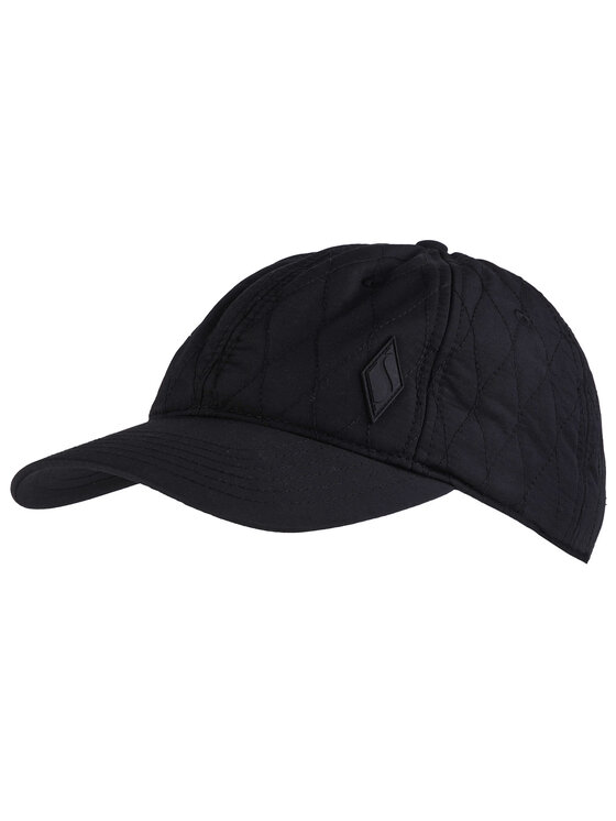 Czapka z daszkiem Skechers, Czarne, Skechers Quilted Diamond Cap