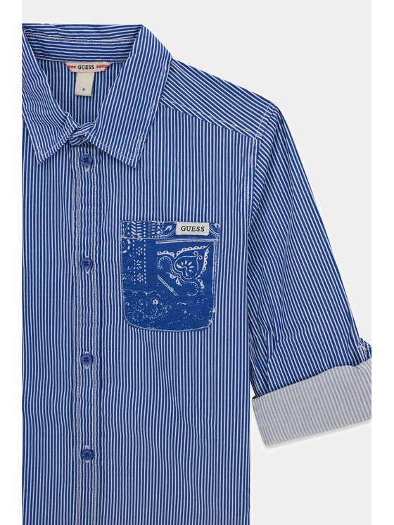 Guess Kids Guess Kids T-Shirt 183822 Niebieski Classic Fit
