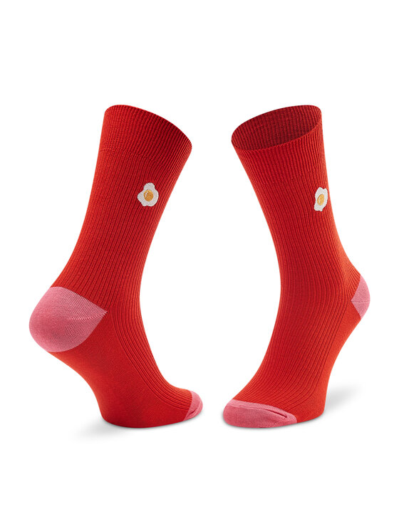Happy Socks Happy Socks Κάλτσες μακριές REEGG01-4300 Κόκκινο