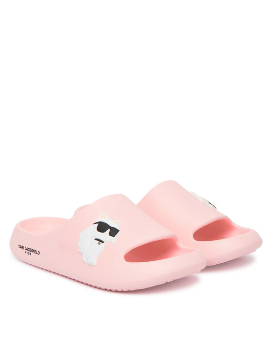 KARL LAGERFELD KARL LAGERFELD Šľapky Z31172 S Ružová