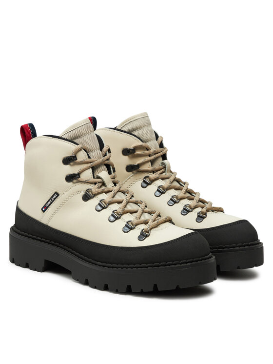 Tommy Jeans Tommy Jeans Planinarske cipele Tjm Hiking Boot Wl EM0EM01491 Écru
