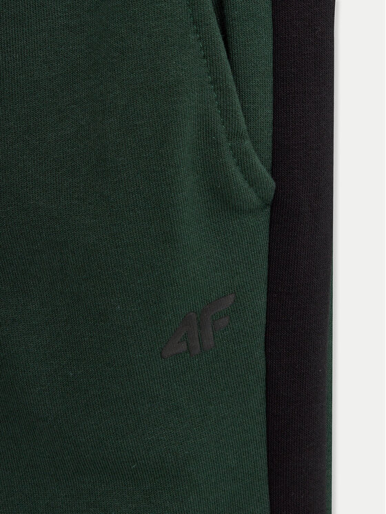 4F 4F Jogginghose 4FJWAW24TTROM759 Grün Regular Fit