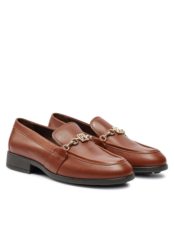 Tommy Hilfiger Tommy Hilfiger Loaferice FW0FW08339 Smeđa