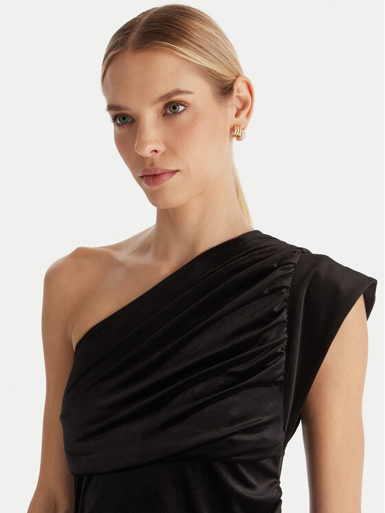 Babylon Babylon Coctailkleid MF0219 Schwarz Slim Fit