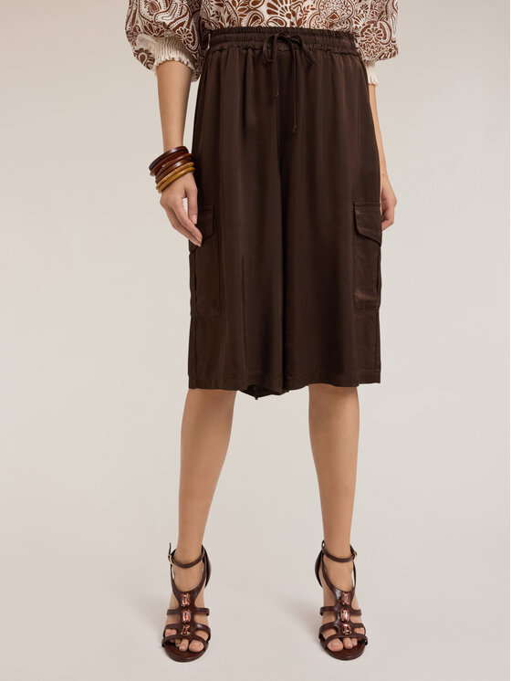 Motivi Motivi Pantaloncini P067W000823N032 Marrone Regular Fit