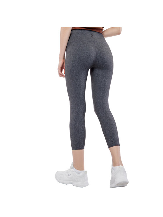 Skechers Skechers Legginsy Skechers Go Walk High Waisted 7/8 Legging Szary Slim Fit