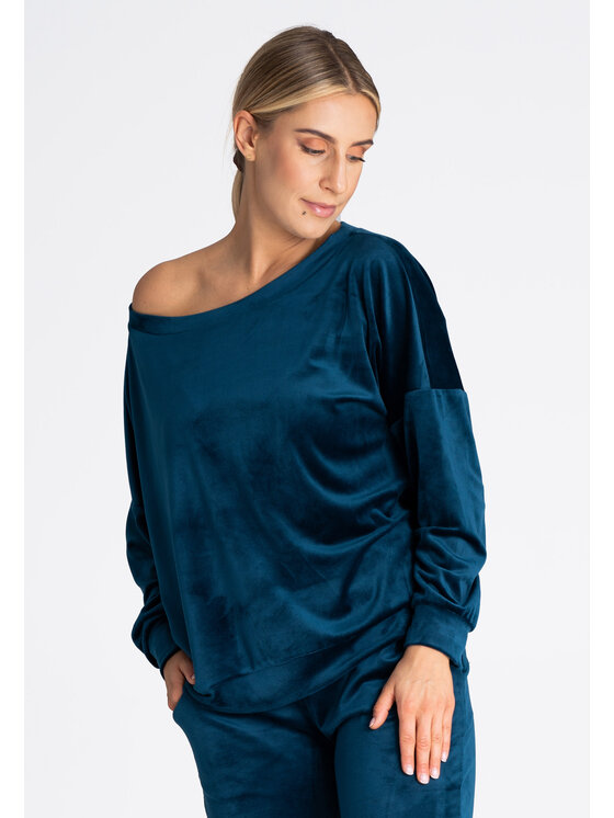 FIGL FIGLFIGL Felpa M968 Blu Regular Fit