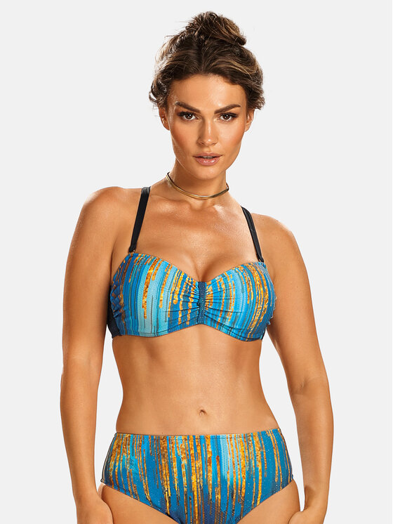 Góra od bikini, rozmiar 42D, Turkusowy, FG13-890