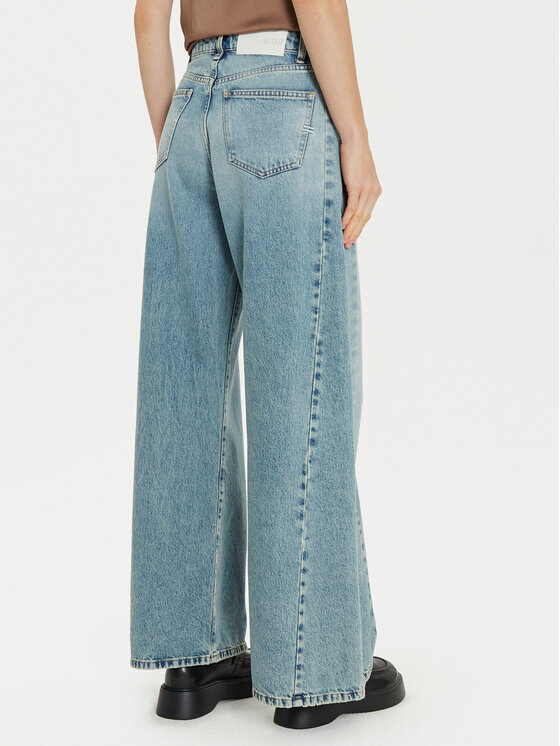 ViCOLO ViCOLO Džínsy DS0114 Modrá Wide Leg
