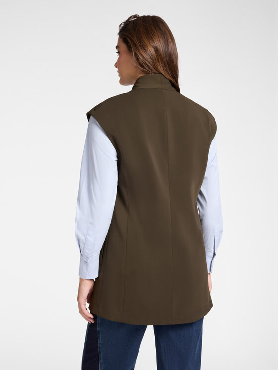 Elena Mirò Elena Mirò Giacca outdoor R147Z000021N0F5 Verde Slim Fit