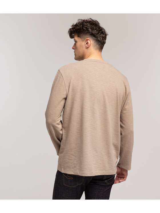 Lee Cooper Lee Cooper Longsleeve MARCEL 2150 Beżowy Regular Fit
