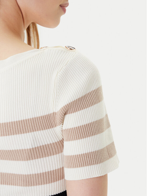 Morgan Morgan Sweater 252-MPIANA Bézs Slim Fit