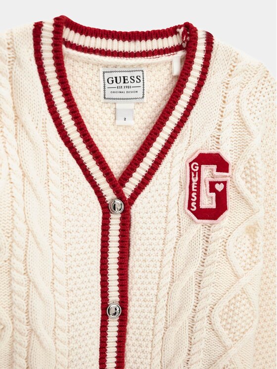 Guess Kids Guess Kids Kardigan 180514 Beżowy Classic Fit