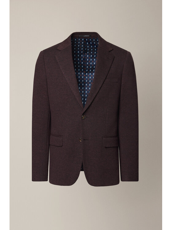 Lancerto Lancerto Marynarka Orticoli MA131225000017 Bordowy Slim Fit