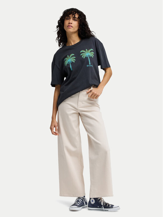 Billabong Billabong Тишърт Vacation Club EBJZT00574 Черен Regular Fit