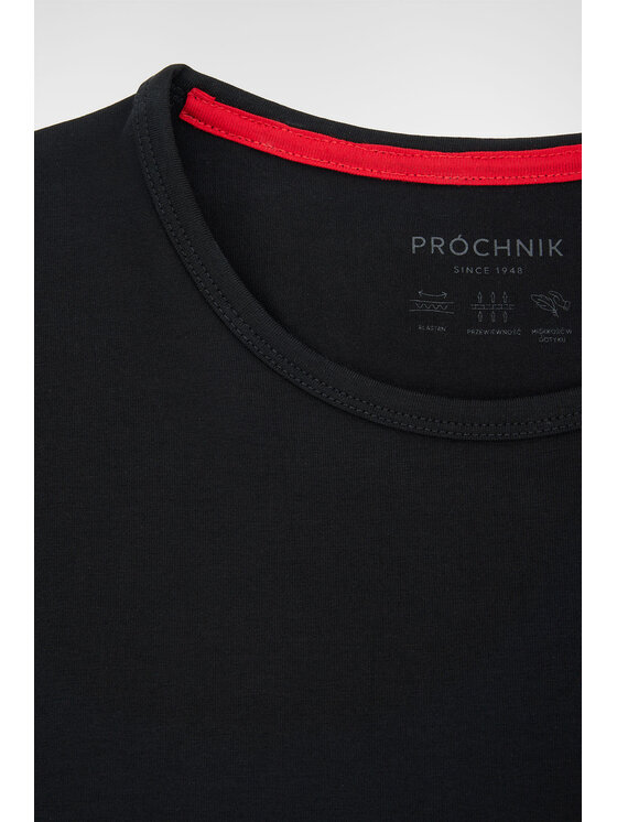 Próchnik Próchnik T-Shirt PM5 TS073124000030 Czarny Regular Fit