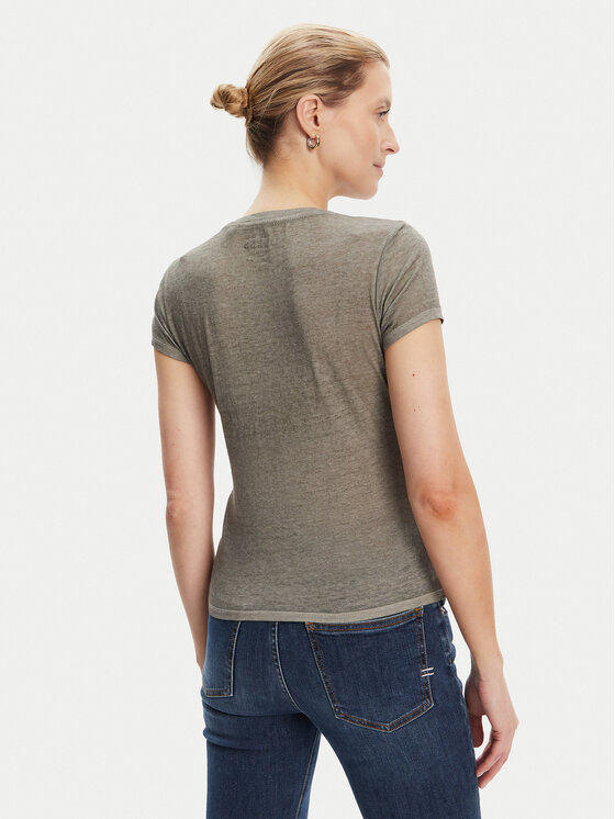 Guess Guess T-Shirt W5YI36 KBYH0 Zielony Regular Fit