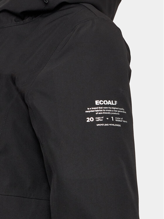 Ecoalf Ecoalf Kurtka przejściowa Mandualf GAJKMANDU0160WW22 Czarny Regular Fit