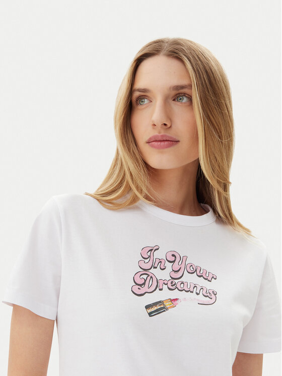 HUGO HUGO T-Shirt Damacia_5 50540237 Bílá Regular Fit