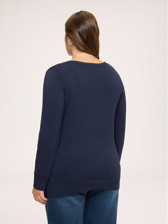 Fiorella Rubino Fiorella Rubino Sweter M273L008555N034 Niebieski Regular Fit