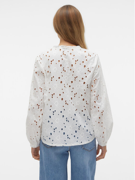 Vero Moda Vero Moda Hemd Ida 10303333 Weiß Regular Fit
