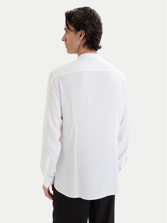HUGO HUGO Košile Kaleb 50554719 Bílá Slim Fit
