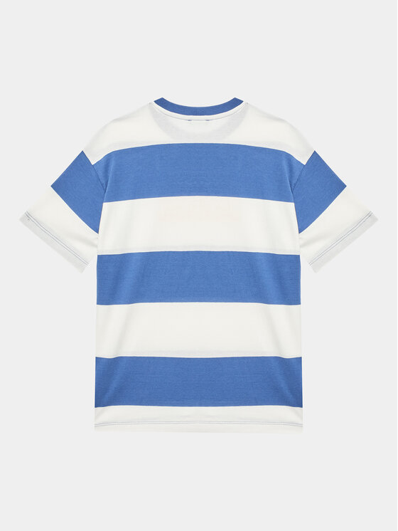 United Colors Of Benetton United Colors Of Benetton Majica 3ZNBC10BN Modra Regular Fit