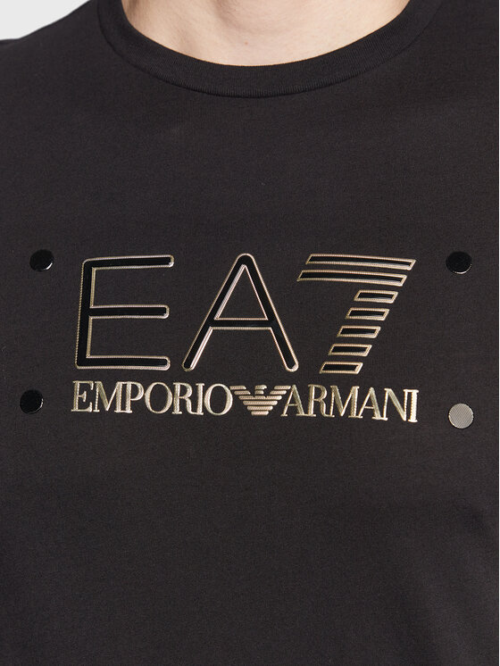 EA7 Emporio Armani Тишърт 3RPT20 PJM9Z 1200 Черен Regular Fit | Modivo.bg