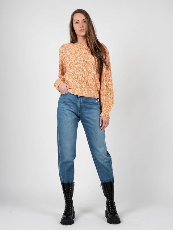 Silvian Heach Silvian Heach Sweter PGA22002MA Pomarańczowy Regular Fit