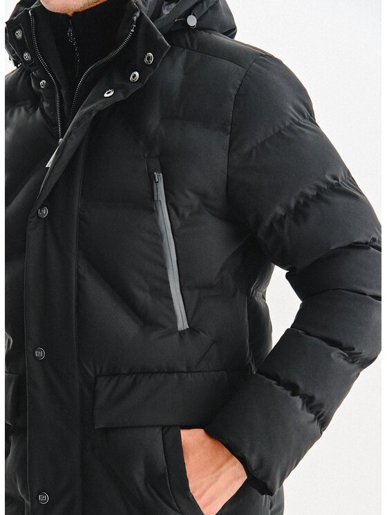 Pako Lorente Pako Lorente Kurtka zimowa P25WN-5X-015 Czarny Classic Fit