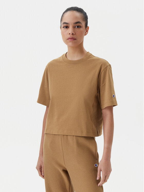 Champion Champion Tricou 117874 Bej Regular Fit