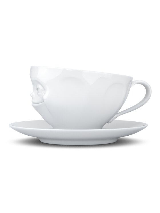 58 products 58 products Filiżanka ze spodkiem uniwersalna - Grinning Biały