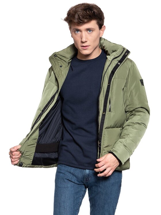 Wrangler Wrangler Giubbotto invernale Protector Jacket Verde Regular Fit