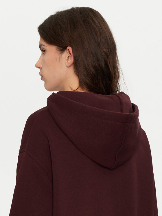 Lee Lee Pulóver 112355175 Bordó Relaxed Fit
