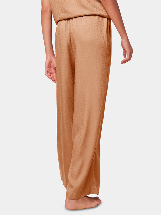 Triumph Triumph Spodnji del pižame Silky Sensuality 10218287 Rjava Relaxed Fit