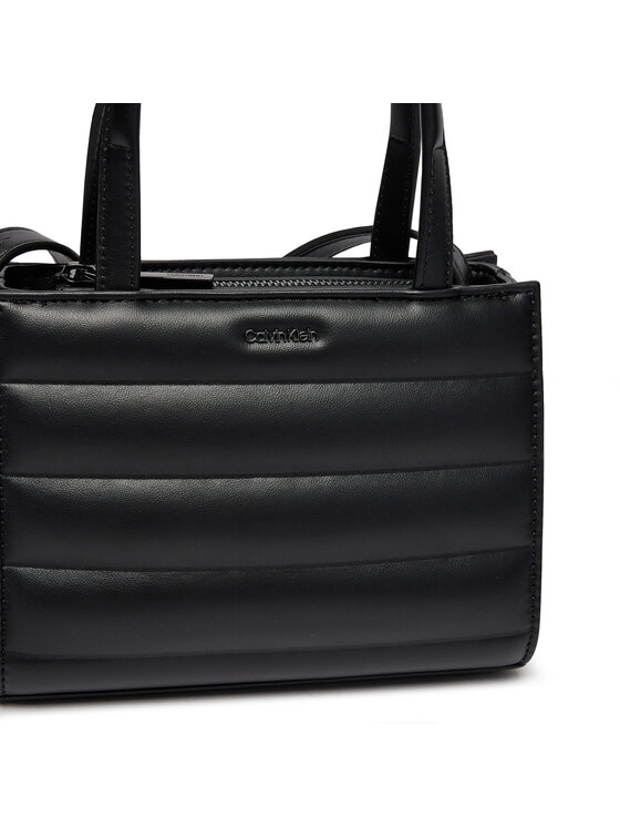 Calvin Klein Calvin Klein Torbica Line Quilt Mini Tote K60K612116 Crna